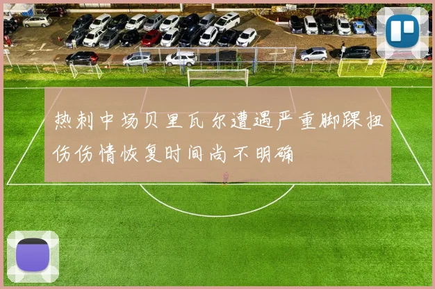 热刺中场贝里瓦尔遭遇严重脚踝扭伤伤情恢复时间尚不明确